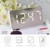 Электронные настольные часы Mini led alarm clock OS-001, будильник, термометр, белые с белым