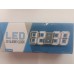 Часы электронные JT2022 led 3d alarm clock white, будильник, цвет: белый, свечение цифр: розовый