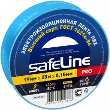 SAFELINE изолента лента ПВХ 19/20 синяя