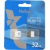 Флеш-накопитель USB 3.0, 32GB, Netac U116 mini (NT03U116N-032G-30WH), белый