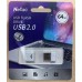 Флеш-накопитель USB 2.0, 64GB, Netac U116 mini (NT03U116N-064G-20WH), белый