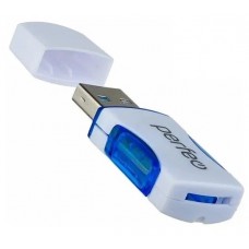 Картридер Micro SD, Perfeo PF-VI-R024 Blue (PF_С3796), синий