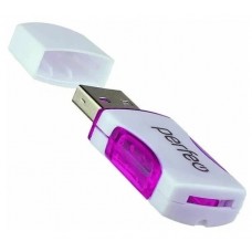 Картридер Micro SD, Perfeo PF-VI-R024 Purple (PF_С3797), фиолетовый