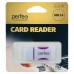 Картридер Micro SD, Perfeo PF-VI-R024 Purple (PF_С3797), фиолетовый