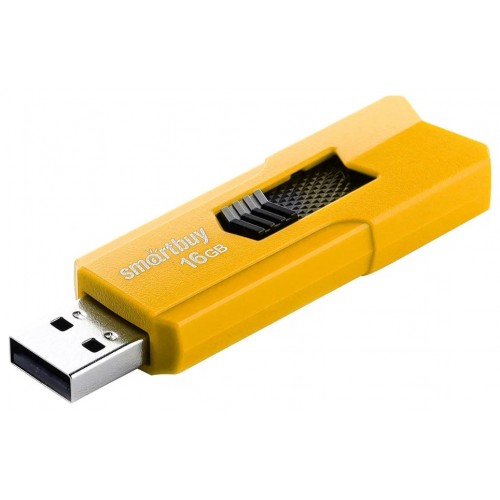 Флеш-накопитель USB 16GB, SmartBuy Stream (SB16GBST-Y), желтый