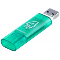 Флеш-накопитель USB 4GB, SmartBuy Glossy (SB4GBGS-G), зеленый