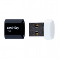 Флеш-накопитель USB 4GB, SmartBuy Lara (SB4GBLara-K), черный