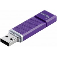 Флеш-накопитель USB 4GB, SmartBuy Quartz (SB4GBQZ-V), фиолетовый