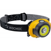 Фонарь КОСМОС KocH103COBLED, 3Вт COB LED, 3 режима работы, питание 3*AAA