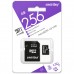 Карта памяти microSDXC 256GB Class 10 U3 V30 для видеонаблюдения, с адаптером SD, Smartbuy (SB256GBSDCCTV)