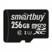 Карта памяти microSDXC 256 ГБ Class 10 + SD адаптер, Smartbuy (SB256GBSDCL10-01)