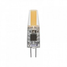 Светодиодная LED Лампа General G4 12V 3W 6500K 6K 38x10 COB, силикон GLDEN