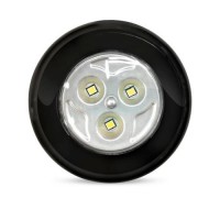 Светодиодный фонарь PUSH LIGHT 3 Вт Smartbuy 3AAA, черный (SBF-133-B)