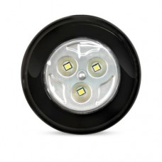 Светодиодный фонарь PUSH LIGHT 3 Вт Smartbuy 3AAA, черный (SBF-133-B)