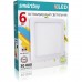 Встраиваемый (LED) светильник DL Smartbuy Square-6w/6500K/IP20 (SBL-DLSq-6-65K)