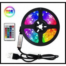 Светодиодная лента для телевизора MaxBoom, YYC-5050rgb-5m, USB, RGB, 5 метров