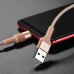 Кабель USB - Type-C Borofone BX21 Outstanding, 1.0м, круглый, 3.0A, ткань, цвет: золотой