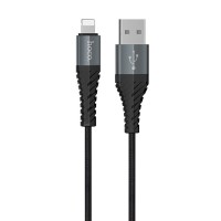 Кабель USB - Lightning, HOCO X38 Cool Charging, 2.4А, 1 м, черный