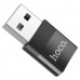 Переходник/Адаптер HOCO UA17 OTG USB (m) - Type-C (f), черный