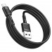 Кабель USB - микро USB, HOCO X83 Victory, 1.0м, круглый, 2.4A, силикон, цвет: чёрный 