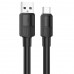 Кабель USB - Type-C, HOCO X84 Solid, 3A, 1 м, черный