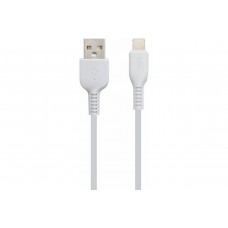 Кабель USB - Lghtning 8 pin, HOCO X13 Easy, 1.0м, круглый, 2.4A, силикон, цвет: белый																		