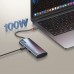 Док-станция 5 в 1, USB-C*1+HDMI*1+USB3.0*3, LDNIO DS-15H (LD_E1570), серый