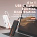 Док-станция 6 в 1, USB-C*1+USB2.0*1+USB3.0*3+RJ45*1, LDNIO Factory DS-26U Outlet (LD_E1573), черный