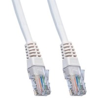 Патч-корд UTP кат.5е RJ-45 вилка - RJ-45 вилка, длина 2 м., PERFEO (P6003), белый