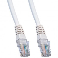 Патч-корд UTP кат.5е RJ-45 вилка - RJ-45 вилка, длина 0,5 м., PERFEO (P6001), белый