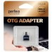 Переходник/Адаптер USB на micro USB c OTG, Perfeo PF-VI-O010 (PF_B4995), чёрный