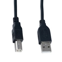 Кабель USB2.0 A вилка - В вилка, длина 3 м., PERFEO (U4103), черный