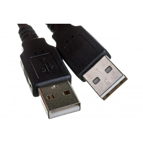 Кабель USB 2.0 A вилка - А вилка, 1,8 м., PERFEO (U4401), черный