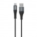 Кабель USB - Type-C HOCO X38 Cool, 3A, 1 м, черный