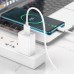 Кабель USB - Type-C, HOCO X88 Gratified, 2.4A, 1 м, белый