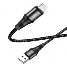 Кабель USB - Lightning HOCO X50 Excellent, 2.4А, 1 м, черный