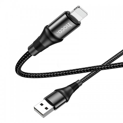 Кабель USB - Lightning HOCO X50 Excellent, 2.4А, 1 м, черный