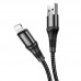 Кабель USB - Lightning HOCO X50 Excellent, 2.4А, 1 м, черный