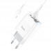 Сетевое зарядное устройство 3хUSB-кабель-Lightning 8-pin,HOCO C93A Easy, 3400mA, 10.8W, белый 