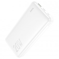 Аккумулятор внешний (Power Bank) HOCO J87A Tacker, 3A, 20000 мА⋅ч, белый