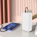 Аккумулятор внешний (Power Bank) HOCO J87B Tacker, 3A, 30000 мА⋅ч, светодиодный индикатор, белый