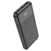 Аккумулятор внешний (Power Bank) HOCO J102 Cool, 3A, 10000 мА⋅ч, черный