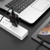 Сетевое зарядное устройство 1хUSB-Lightning 8-pin, Borofone BA20A Sharp, 2100mA, цвет: черный