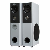 Акустическая система 08" Eltronic (20-82 Home Sound), динамик 6 шт./2х8"; 2х4";2х1.5", комплект 2 колонки, цвет серебро