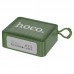 Портативная колонка HOCO, BS51 Gold brick, BT 5.2, TWS, FM, TF, USB цвет: зеленый