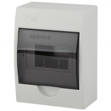 Корпус пластиковый навесной ЭРА SIMPLE ЩРН-П-06 IP41 прозрачная крышка серый