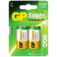 Батарейки щелочные GP 14A-2CR2 ALKALINE SUPER, 1.5 В, 2 шт, цена за 1 шт., блистер