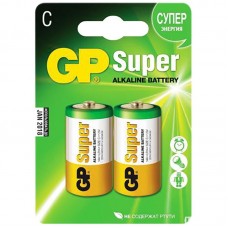 Батарейки щелочные GP 14A-2CR2 ALKALINE SUPER, 1.5 В, 2 шт, цена за 1 шт., блистер