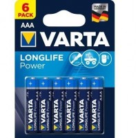 Батарейки алкалиновые VARTA  LR03 High Energy (6 бл), 6 шт., цена за 1 шт., блистер