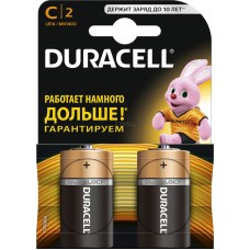 Батарейки щелочные DURACELL LR14 (C) Basic, 2 шт, цена за 1 шт., блистер